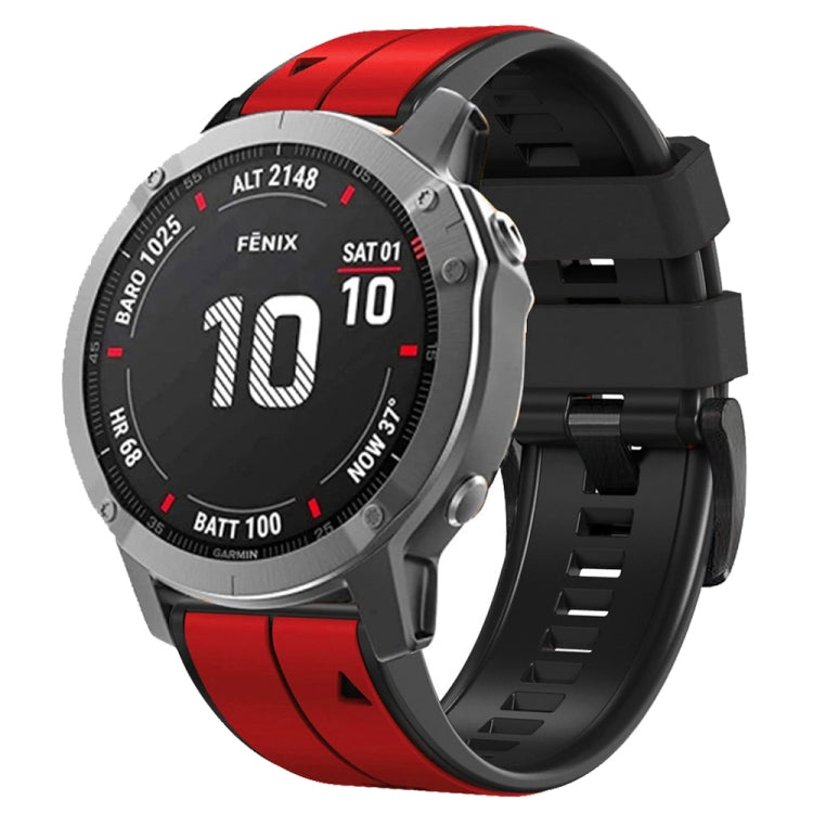 Vertical Stripes Two-color Silicone Watch Band — view 21