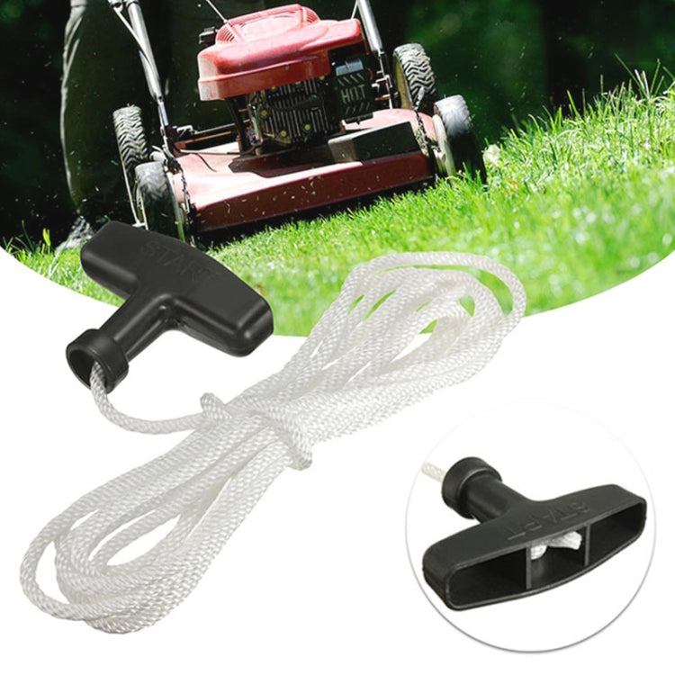 Lawn Mower Chainsaw Trimmer Universal Recoil Pull Start Handle with Rope Cord, Rope Length:5.5m — view 7