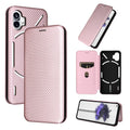 Carbon Fiber Texture Magnetic Flip Leather Phone Case