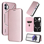 Carbon Fiber Texture Magnetic Flip Leather Phone Case