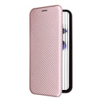 Carbon Fiber Texture Magnetic Flip Leather Phone Case