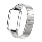 Bamboo Joint Metal Case Watch Band