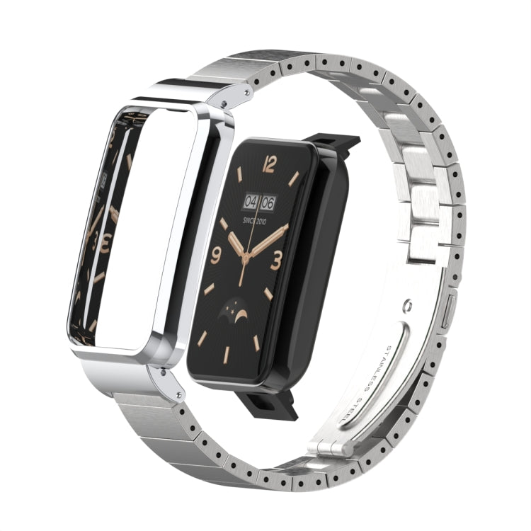 Bamboo Joint Metal Case Watch Band