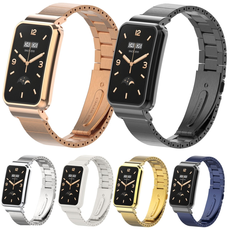 Bamboo Joint Metal Case Watch Band