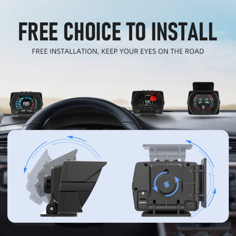 Car 2.8 inch OBDII Head-Up Display System, A450 O