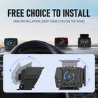 Car 2.8 inch OBDII + MEMS + GPS Head-Up Display System, A450 OGM