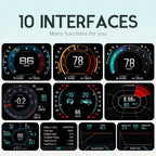 Car 2.8 inch OBDII + MEMS + GPS Head-Up Display System, A450 OGM