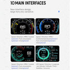 A700 Car 3.5 inch OBDII + MEMS + GPS Head-Up Display System