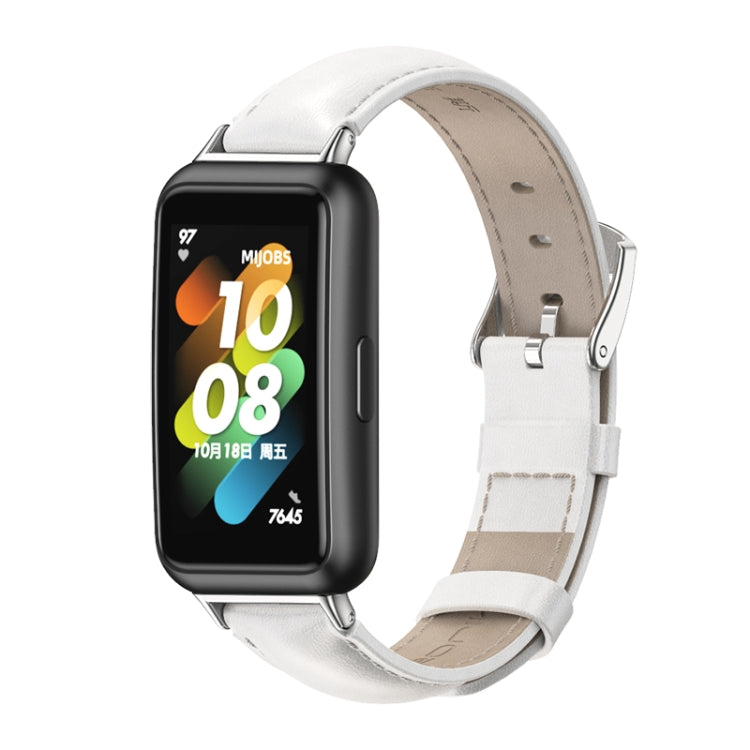 MIJOBS Cowhide Leather Watch Band