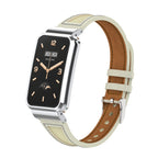 Collage Small Waist Leather Metal Frame Watch Band