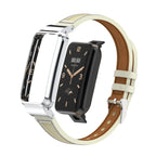 Collage Small Waist Leather Metal Frame Watch Band