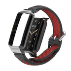 Silicone Metal Frame Watch Band