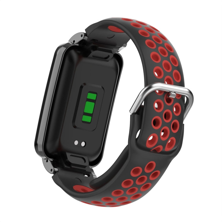 Silicone Metal Frame Watch Band