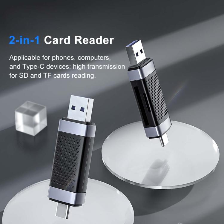 ORICO CS2D-A3 TF/SD Dual Port USB-A3.0 Single Read Card Reader