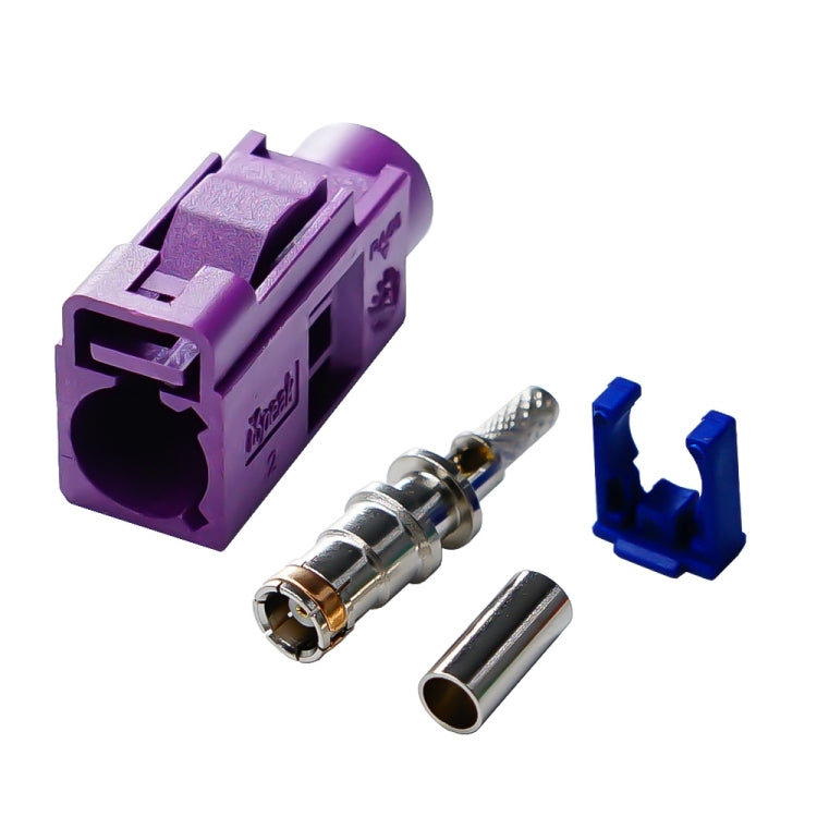For RG174 Cable Fakra Radio Crimp Female Jack / Plug Connector with Phantom RF Coaxial — Fakra C