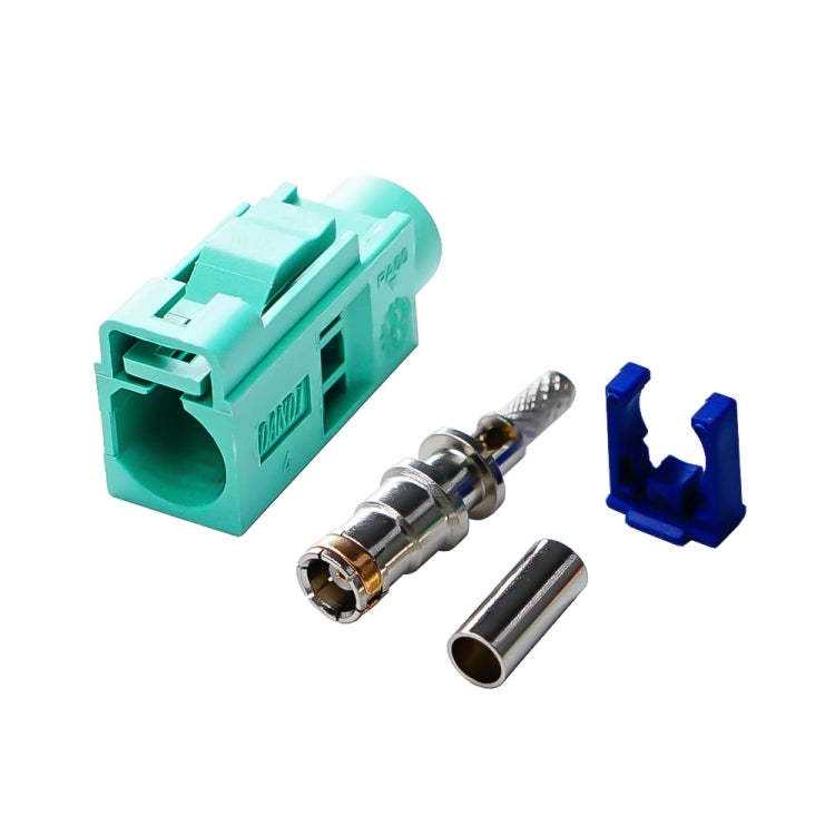 For RG174 Cable Fakra Radio Crimp Female Jack / Plug Connector with Phantom RF Coaxial — Fakra D
