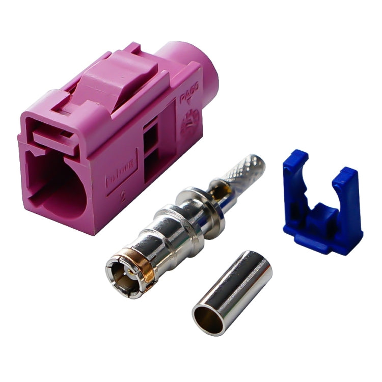 For RG174 Cable Fakra Radio Crimp Female Jack / Plug Connector with Phantom RF Coaxial — Fakra F