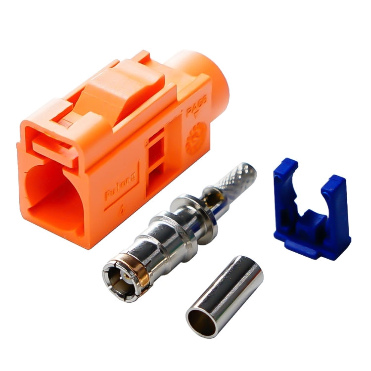 For RG174 Cable Fakra Radio Crimp Female Jack / Plug Connector with Phantom RF Coaxial — Fakra K