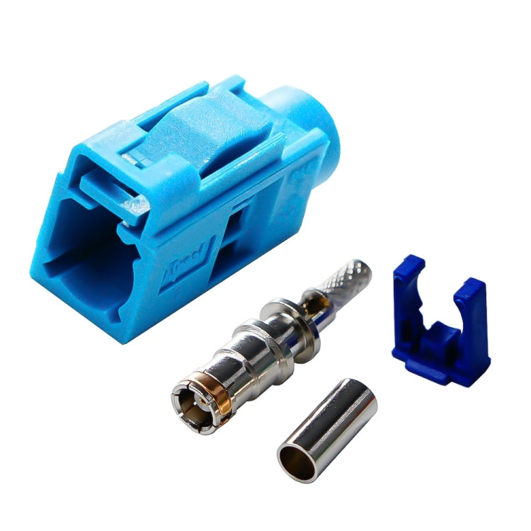 For RG174 Cable Fakra Radio Crimp Female Jack / Plug Connector with Phantom RF Coaxial — Fakra M
