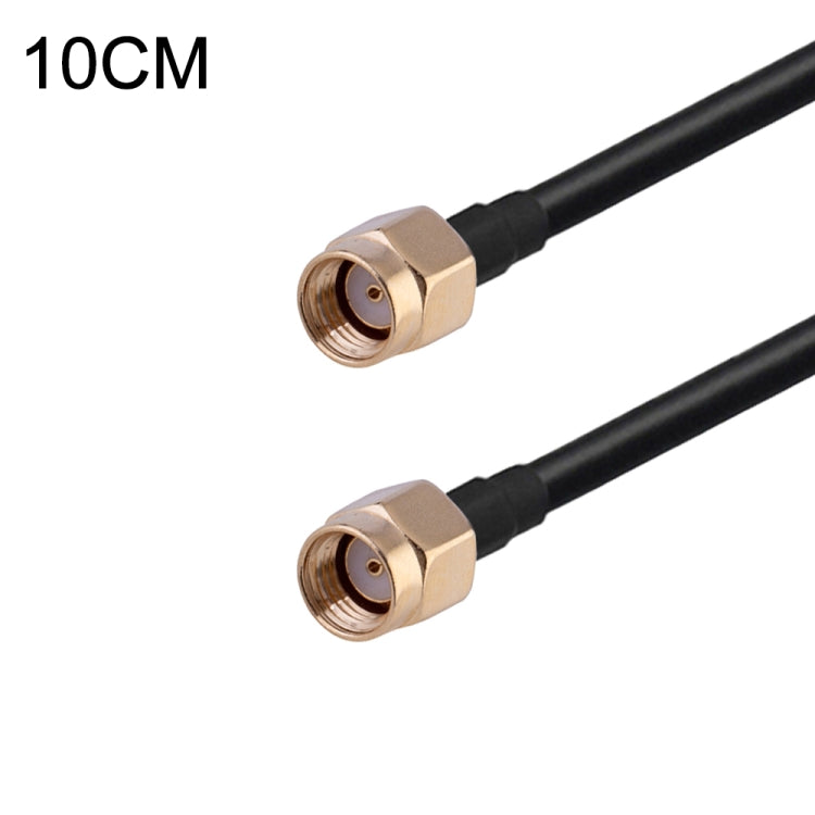 RG174 RF Coaxial Adapter Cable, Length: 10cm — 10cm RP-SMA Male to SMA Female