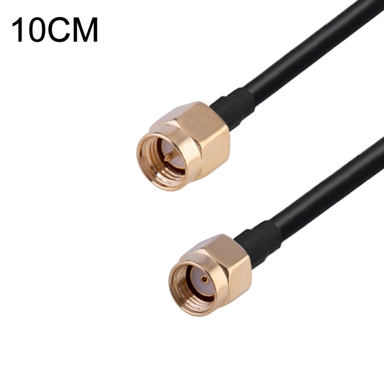 RG174 RF Coaxial Adapter Cable, Length: 10cm — 10cm SMA Male to SMA Female