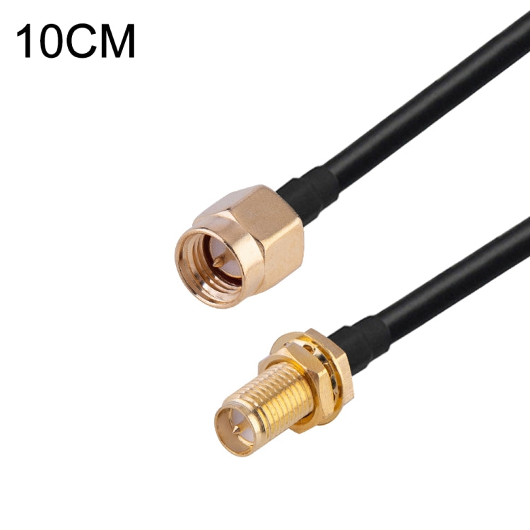 RG174 RF Coaxial Adapter Cable, Length: 10cm — 10cm SMA Male to RP-SMA Female