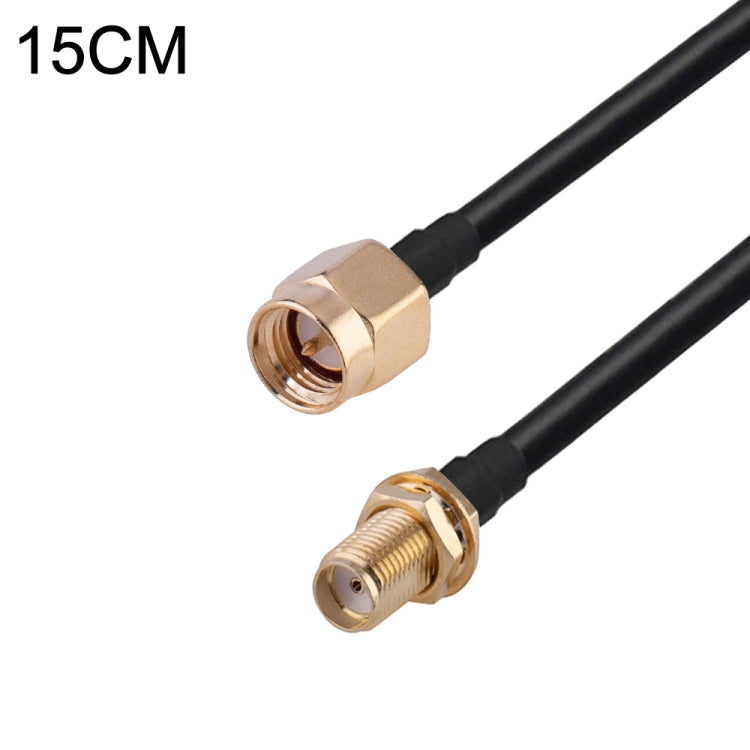 RG174 RF Coaxial Adapter Cable, Length: 15cm — 15cm SMA Male to SMA Male