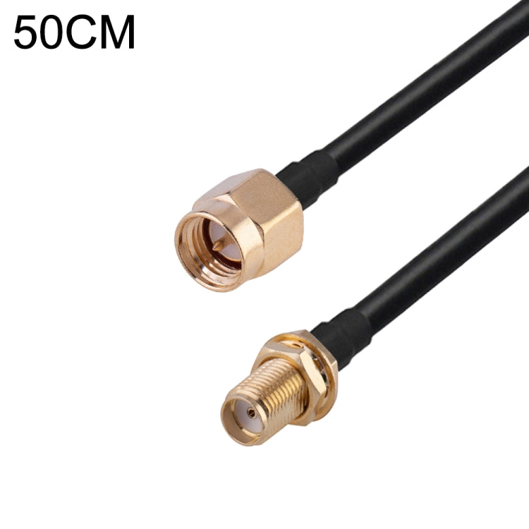 RG174 RF Coaxial Adapter Cable, Length: 50cm — 50cm SMA Male to SMA Male