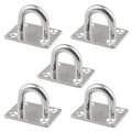 Ship Square Door Hinges Buckle, 5 PCS 6mm 316 Stainless Steel