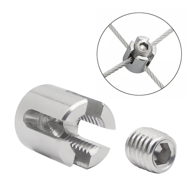 316 Stainless Steel Garden Wire Rope Cross Fixed Clip — view 11