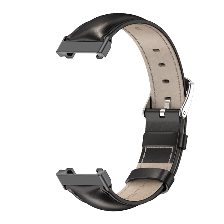 Mijobs Genuine Leather Top Layer Cowhide Watch Band