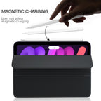 3-fold Double-sided Clip Buckle Magnetic Smart Tablet Case