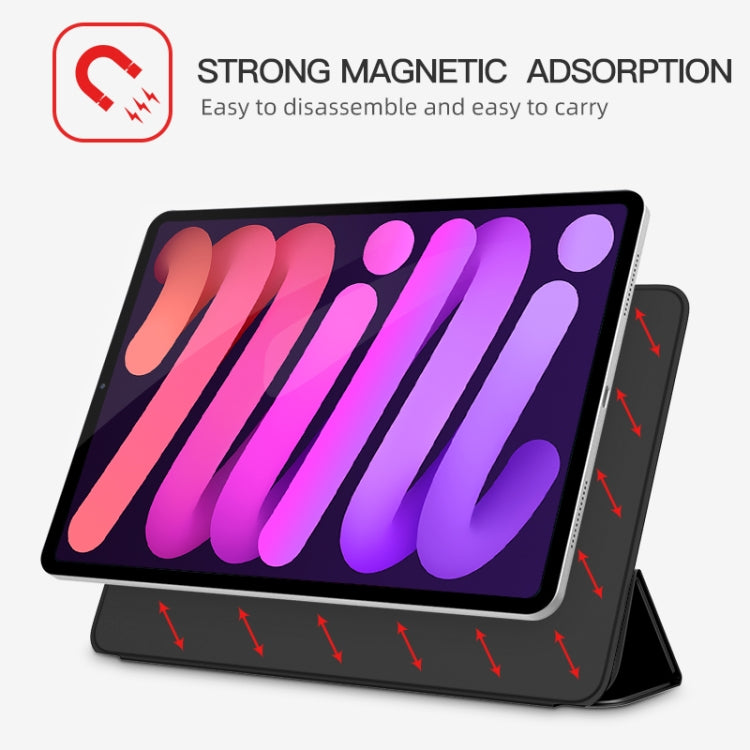 3-fold Double-sided Clip Buckle Magnetic Smart Tablet Case