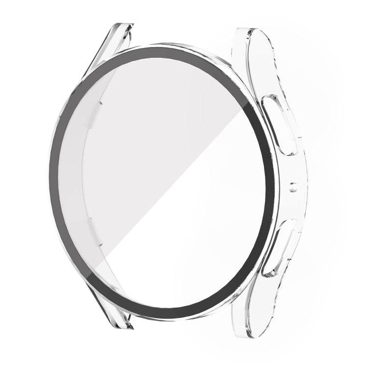 PC + Tempered Glass Integrated Protective Watch Case — Silver