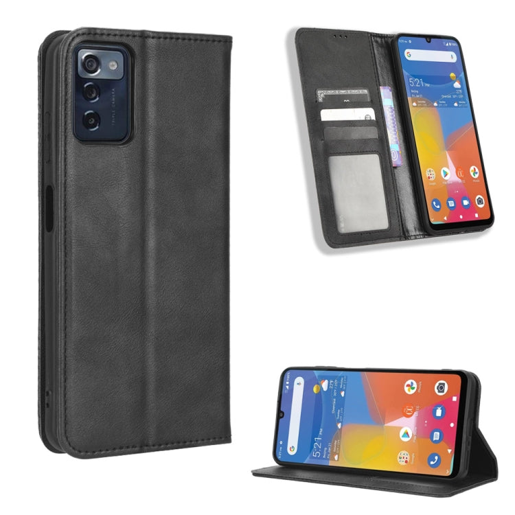 Magnetic Buckle Retro Texture Leather Phone Case