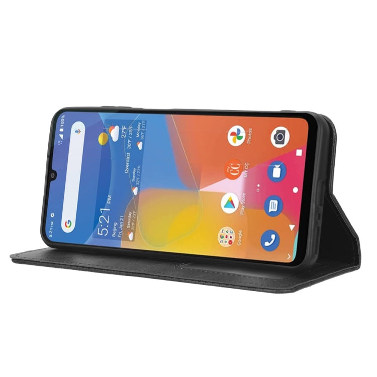 Magnetic Buckle Retro Texture Leather Phone Case