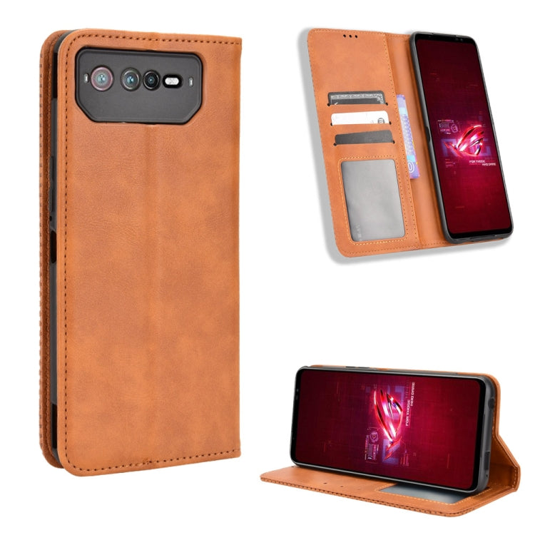 Magnetic Buckle Retro Texture Leather Phone Case