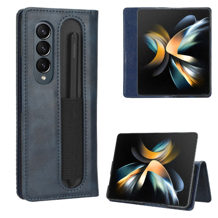 Magnetic Buckle Retro Texture Leather Phone Case