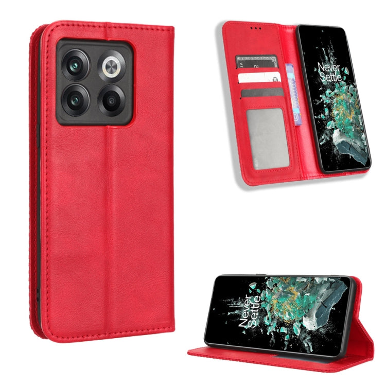 Magnetic Buckle Retro Texture Leather Phone Case