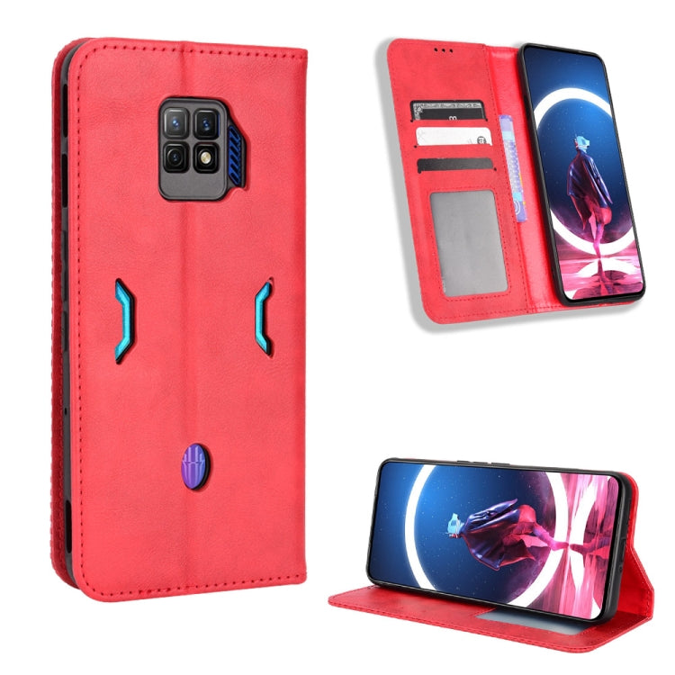 Magnetic Buckle Retro Texture Leather Phone Case