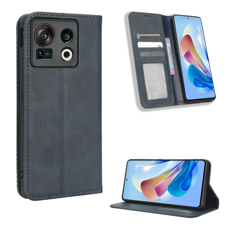 Magnetic Buckle Retro Texture Leather Phone Case