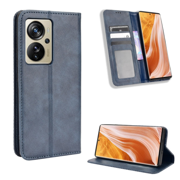 Magnetic Buckle Retro Texture Leather Phone Case
