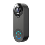 W3 150 Degree Wide Angle 1080P Smart Doorbell Set — Black