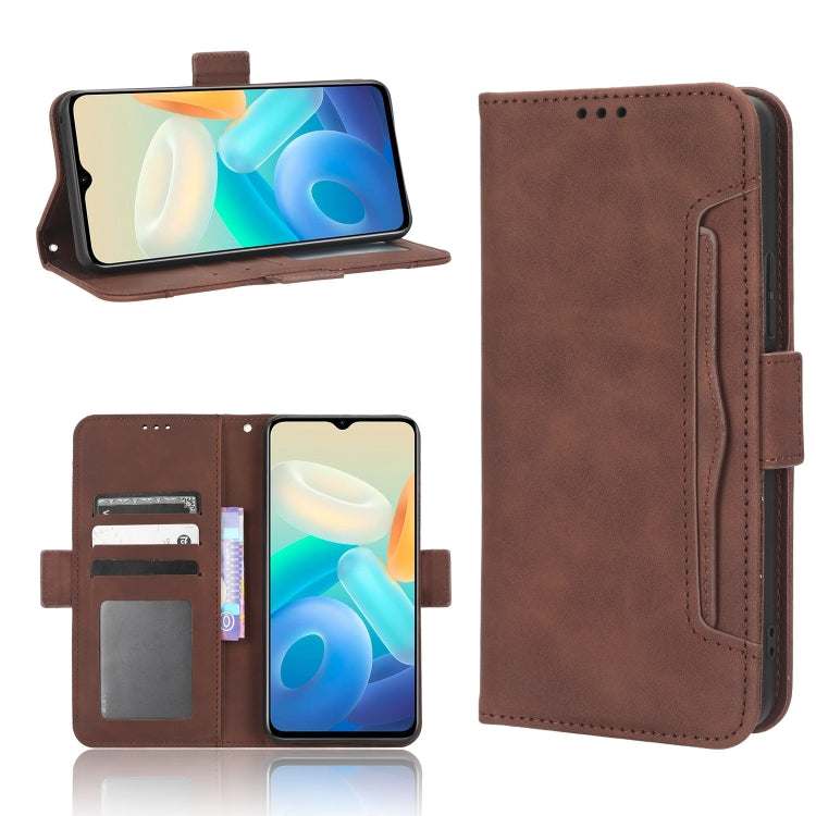Skin Feel Calf Texture Card Slots Leather Phone Case — For Tecno Spark 9 Pro