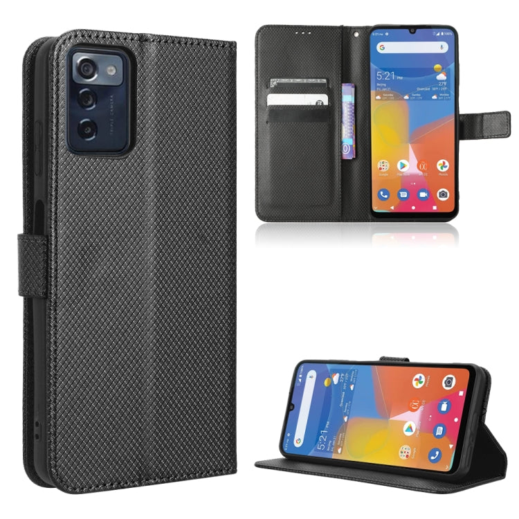 Diamond Texture Leather Phone Case — For Motorola Moto X30 Pro 5G / Edge 30 Ultra