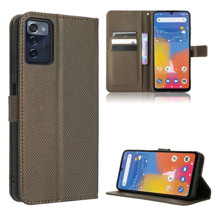 Diamond Texture Leather Phone Case — For OPPO A57 5G / 4G