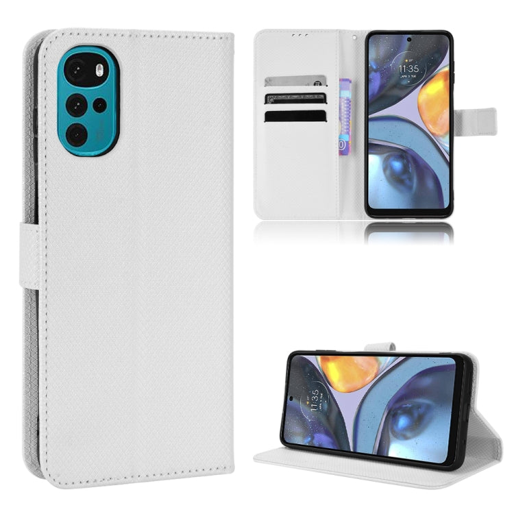 Diamond Texture Leather Phone Case — For Realme GT2 Explorer Master