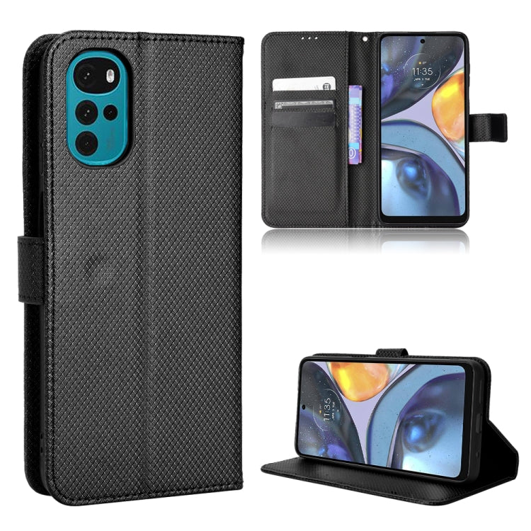 Diamond Texture Leather Phone Case — For TCL 30 XL