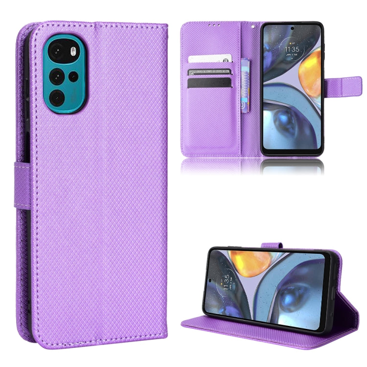 Diamond Texture Leather Phone Case — White
