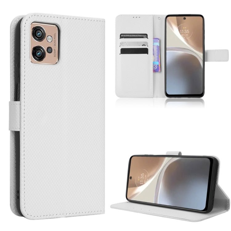 Diamond Texture Leather Phone Case — Black